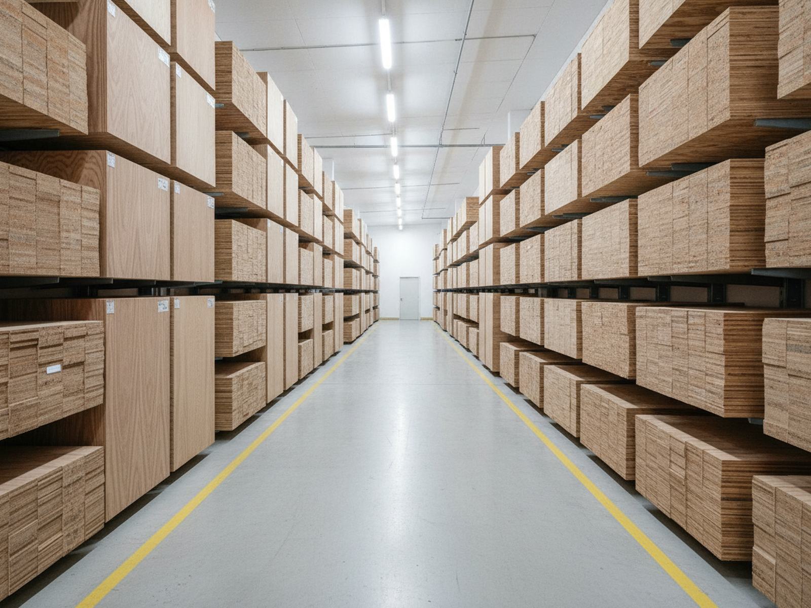 Warehouse stock at Cochin Wood Industries