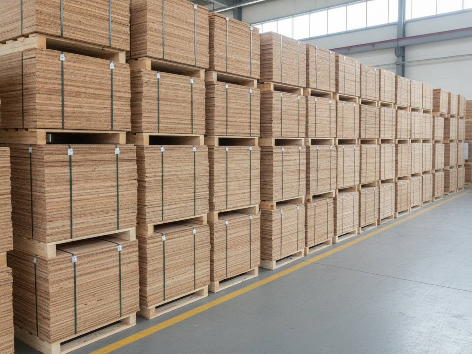 Warehouse stock at Cochin Wood Industries